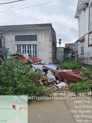 bán 124m2 tdp đường đá, p.hoa động, tp thủy nguyên, hải phòng.giá 4,65 tỷ