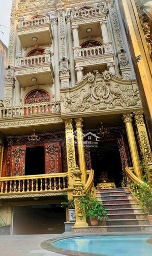 gò vấp biệt thự 6 tầng dát vàng 24k - 600m2 - hồ bơi - nội thất gỗ đỏ