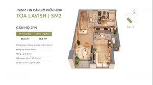 hiếm * căn 2 ngủ tầng trung, vào vốn 1,7 tỷ nhận nhà 8/2027, giá vay 7,2 tỷ. trả sớm chỉ 6,4 tỷ