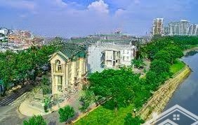 bán biệt thự khu tân quy view sông thoáng mát, 240m², 4 tầng đẳng cấp có gara ô tô, sân vườn