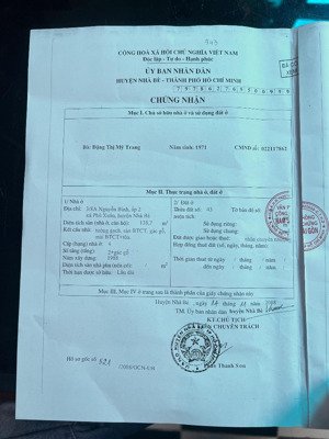 bán nhà, đường huỳnh tấn phát, xã phú xuân, huyện nhà bè, 71,5m2 dt 4,2m nh 6,1m x 13m, giá 4,39tỷ