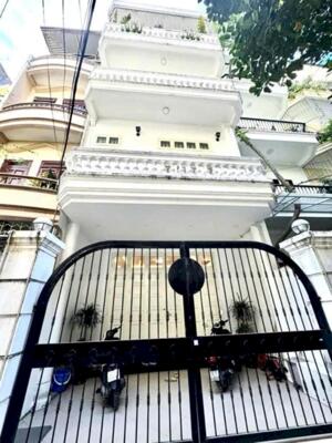 BÁN GẤP NHÀ ĐỘI CẤN TT BA ĐÌNH GIÂP RANH CẦU GIẤY Ô TÔ KD 100M X 4 TẦNG MT 5,2M 25 TỶ