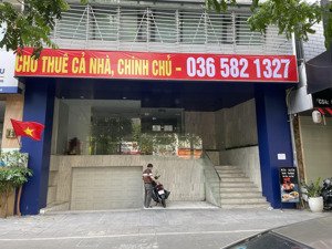 [siêu phẩm] chính chủ cho thuê nhà mặt phố khúc thừa dụ