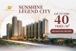 chính thức nhận booking sunshine legend city