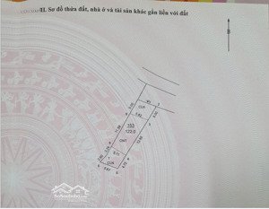 bán đất mặt tiền 6m, sổ đỏ chính chủ, đường nhựa 12m tại đô lương, bắc sơn, sóc sơn, giá 1,65 tỷ