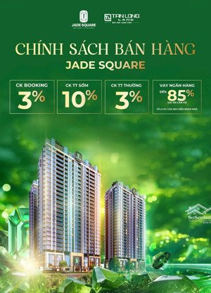 nhận booking có hoàn lại jade square tây hồ tây. trực tiếp cđt, giá chỉ từ 9x tr/m2. lh 