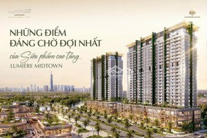 căn 2pn lumiere midtown tháp b tầng trung giá tốt, full ưu đãi chỉ 8tỷ895tr