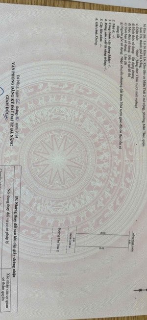 bán đất tặng nhà cấp 4 - biển mân thái - sơn trà đà nẵng. * dt: 90 m2 ngang 4,5m -cấp 4 -8,5 tỷ.