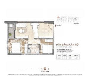 bán căn hộ ht pearl 2pn_56m2 có sổ sẵn giá tốt chỉ 2,35 tỷ, tầng cao . lh em châu 