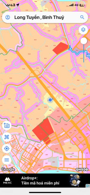 đất mặt tiền vành đai phịa tây đoạn nguyễn văn trường-đại học nam cần thơ dt: 27m x 48m giá 7.5tr/m