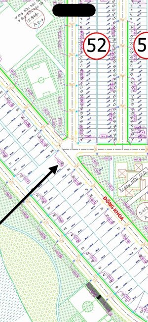 biệt thự góc 2 mặt tiền 260m2 (10x26m), 1 mặt đường 7,5m đối diện công viên trường học, 1 mặt