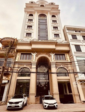 bán tòa nhà phố dịch vọng hậu, cầu giấy, gpxd và pccc đầy đủ, 8 tầng nổi và 1 hầm, mt 10m, dt 170m2