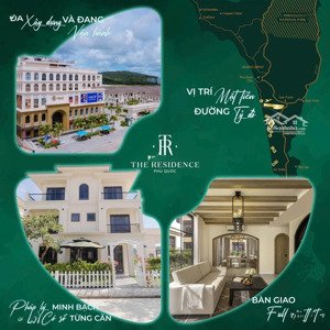 biệt thự phong cách địa trung hải the residence phú quốc, bàn giao full nội thất cao cấp