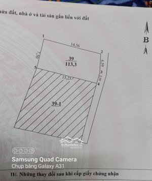 chính chủ bán 113m2 đất sổ đỏ; ngõ 2,2m, mặt tiền bám ngõ 7,5m, hướng đông nam mát hè ấm đông.