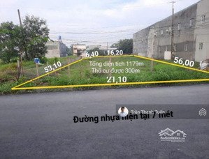 21x56 mặt tiền đường nhựa, sát bên tỉnh lộ 9, gần chợ, trường, khu công nghiệp