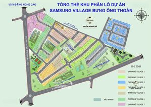 bán đất kdc sam sung village đường bưng ông thoàn giá tốt dt 92m2