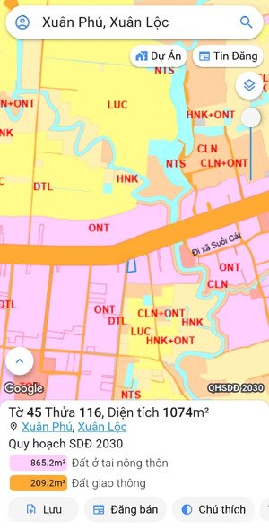 bán đất 3 mặt tiền quốc lộ 1a, huyện xuân lộc, đồng nai gần chợ suối cát. sổ đỏ cn giá thương lượng