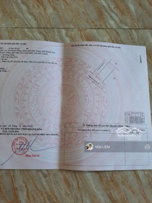 bán đất tại xã phước đồng, nha trang, khánh hòa, giá tốt 1,65 tỷ, diện tích 110m2