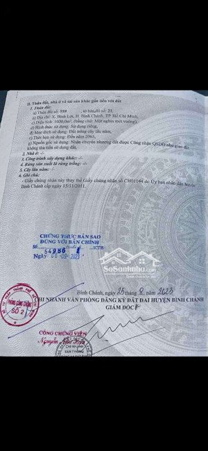 cần bán nhanh đất sổ riêng diện tích 1000m có sổ đỏ riêng sang te e ngay giá rẻ nhất tphcm 2.8 tỉ