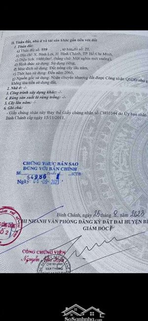 cần bán nhanh đất sổ riêng 1000m ngay bình chánh tphcm đường rộng xe tải giá rẻ nhất tphcm 2.8 tỉ