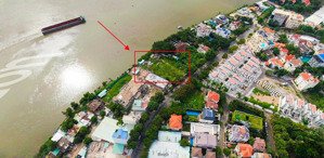 bán đất đẹp ven sông sài gòn xây mới 4 tầng tại trung tâm thảo điền quận 2,dt 8.5x28m giá 35 tỷ tl