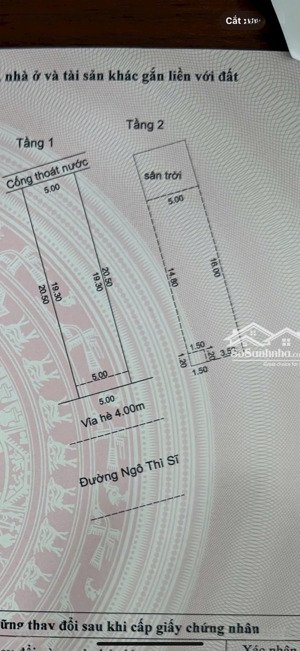 cho thuê nhà 2 tầng đường ngô thì sĩ - đà nẵng