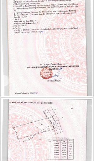 chính chủ bán đất đẹp củ chi 645m (562m thổ cư) giá 4,3tỷ