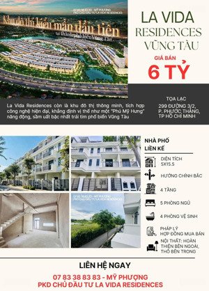 nhà phố liền kế lavida giá giảm sốc