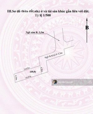 chính chủ chào bán lô đất 60m² tại phường dương quan, thành phố thuỷ nguyên