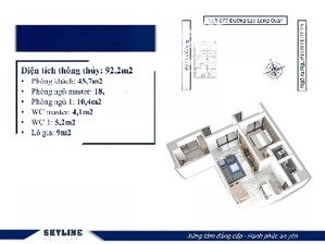 bán căn 2 ngủ đẹp nhất dự án skyline west lake giá thấp nhất, làm việc chính chủ, có thương lượng