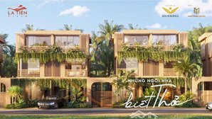 tặng chiết khấu 17% . biệt thự la tiên villa - lưng tựa núi tiên - mặt nghênh vịnh ngọc