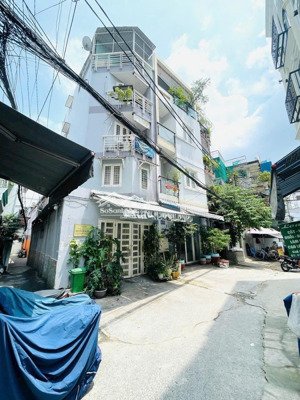 căn góc - hẻm xe hơi đỗ cửa - lê quang định, p5, bình thạnh - dt 4x10m - 5 tầng - giá 8 tỷ 2 tl