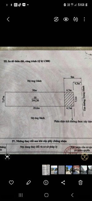 bán lô đất mặt đường trung hành + vị trí siêu đẹp ngay gần ngô gia tự + diện tích 244m ngang 7m1