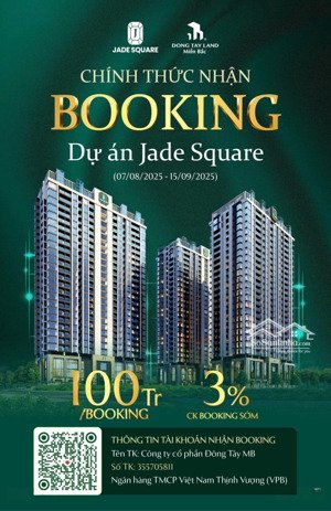 trả trước 1,1 tỷ - sở hữu ngay căn 2 ngủ 2wc rộng 76m2 tại jade square phạm văn đồng - ck 13,5%