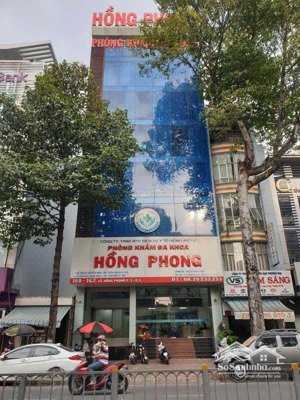 toà nhà mặt tiền 160 - 162 lê hồng phong, phường 3, quận 5, 9.8m x 22m, hầm 8 lầu (1.528m2 sử dụng)
