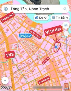 bán mặt tiền lý thái tổ gần vành đai 3 vị trí vàng xã nhơn trạch, đồng nai.
