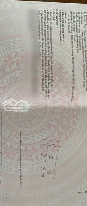 bán đất 2,7 tỷ, 45m2 tại dục tú, đông anh, hà nội