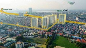 quỹ căn góc 3pn 83m2-105m2 full nội thất, có sổ đỏ tại berriver 390 nguyễn văn cừ giá từ 7,05 tỷ