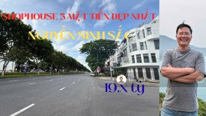 bán shophouse 3 mặt tiền nguyễn sinh sắc góc vàng sát biển đà nẵng