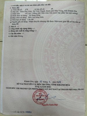 mặt tiền đầu bầu - vĩnh thạnh giá siêu tốt 18tr/m2. đường bê tông ô tô