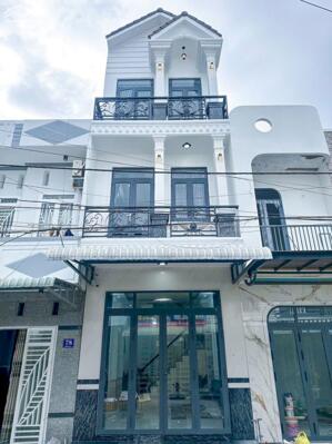 3tỷ 990 - BÁN NHÀ 3 TẦNG XÂY MỚI THIẾT KẾ HIỆN ĐẠI ĐƯỜNG SỐ 22, KDC THỚI NHỰT 1