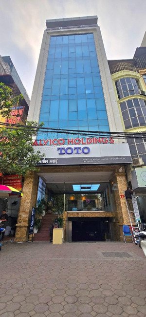 bán toà văn phòng mặt phố hoàng quốc việt, cầu giấy - 205m2 6tầng mt6.2m vỉa hè rộng kinh doanh đẹp
