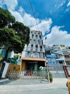 toà nhà ngang 8m, sử dụng 1.000m2 - mặt tiền khu biệt thự siêu vip số 55 hoàng dư khương quận 10