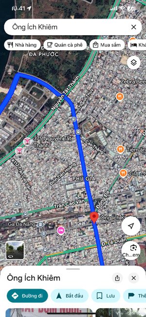 nhà mặt tiền đường ông ích khiêm - dt 98m2 ngang 6.85m đang hđ thuê hơn 35tr/tháng - gọi đàm tiến