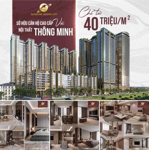 sunshine legend city - căn hộ cao cấp - nội thất thông minh