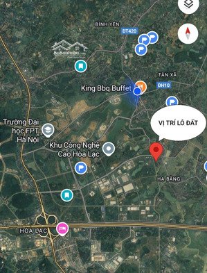 [chính chủ] bán 125m2 tân xã, sát vách công nghệ cao hoà lạc vài bước chân