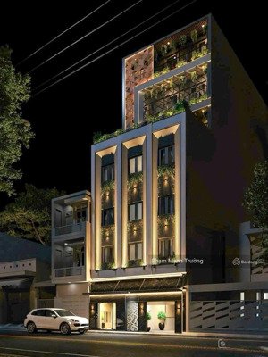 tòa nhà 7 tầng xây mới - 8x24m - dt cho thuê 300tr/tháng - đối diện aeon mall quang trung