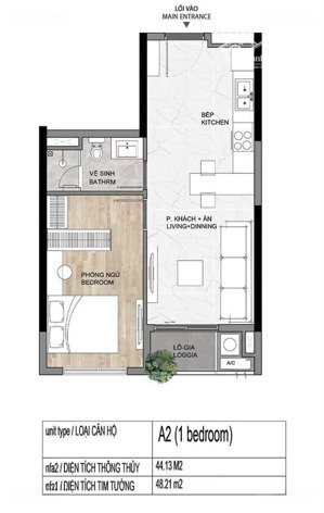 căn hộ dự án elysian 48.2m2 1pn 1wc, tầng đẹp, giá 3,1 tỷ (102%) thanh toán 30% nhận nhà