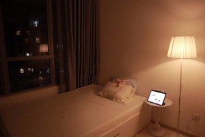 cần cho thuê 1 pn trong căn hộ 3 pn tại căn hộ palm heights có 1 chị nữ đang ở