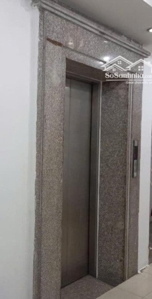 mình cho thuê nhà mới, 2 mặt đường, thang máy, nhà hàng, kd, vp, 158m2 - 4.5t, phố lê đức thọ, 53tr